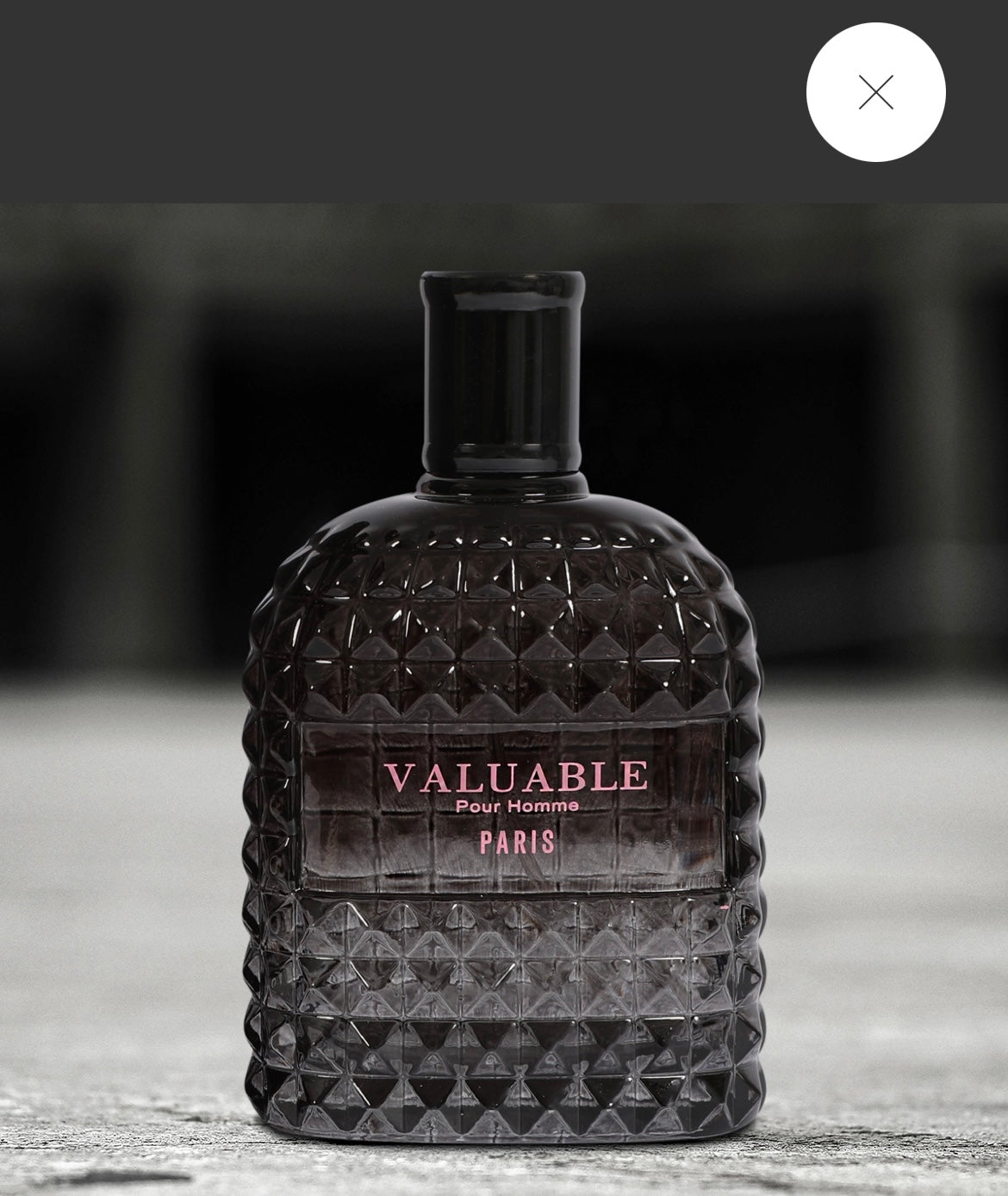VALUABLE
Pour Homme